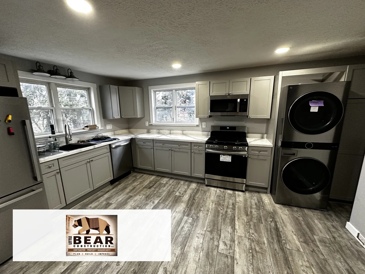 Little Bear Construction completed remodeling project with official Little Bear logo