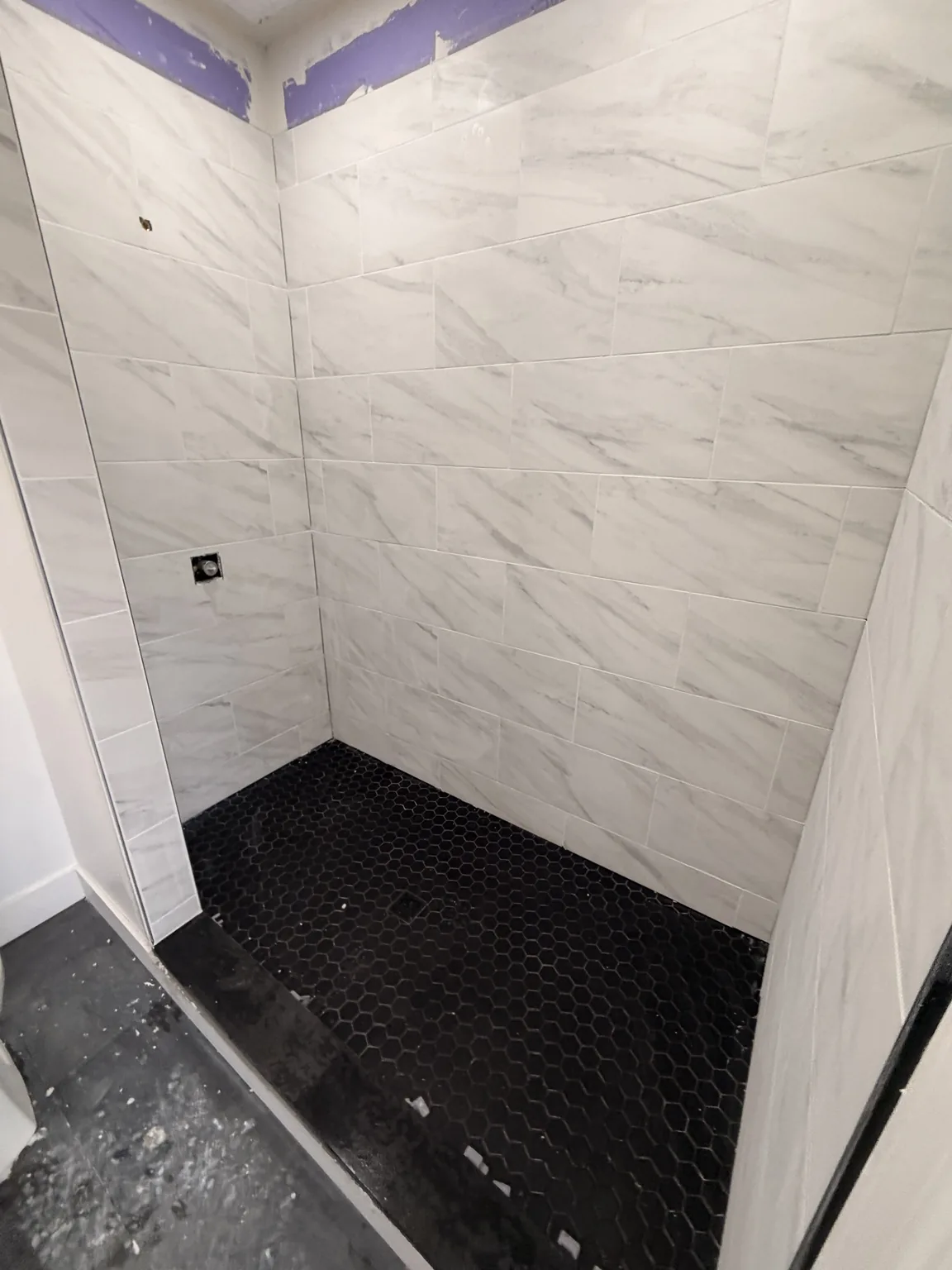 Bathroom remodeling project