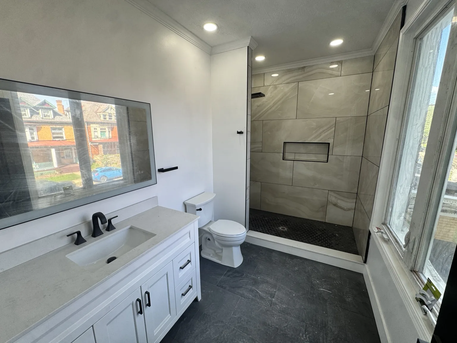 Finished bathroom project