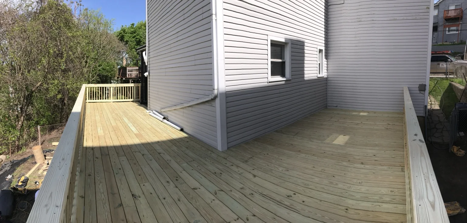 Fresh new deck platform